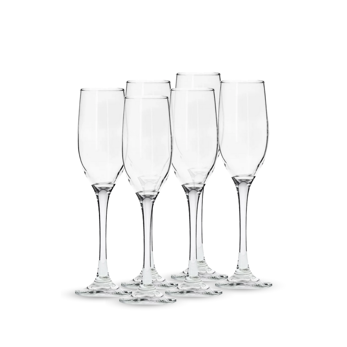 Ducale - Juego de Copas De Vidrio para Champaña 170 ml