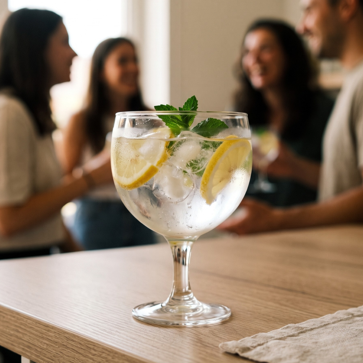 copa florida de 750 ml para cocteles de camaron fruta o mas