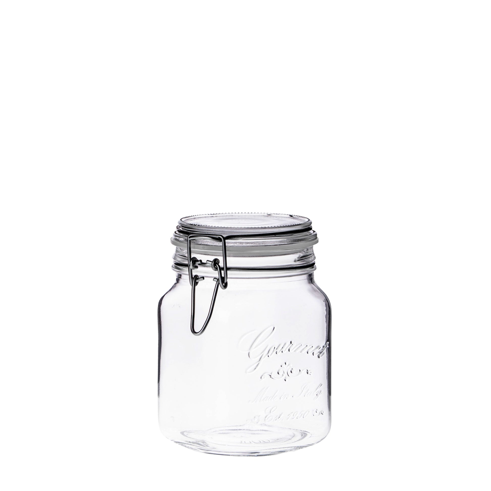 tarro de 1 litro de vidrio con cierre hermetico de clip para cocina o despensa