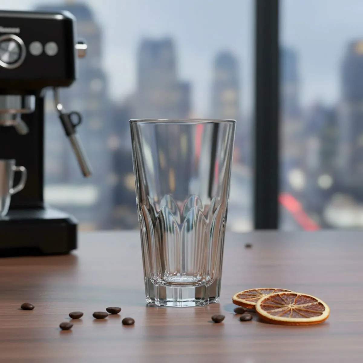 Graal – Juego de 6 Vasos de Vidrio 380 ml Estilo Moderno