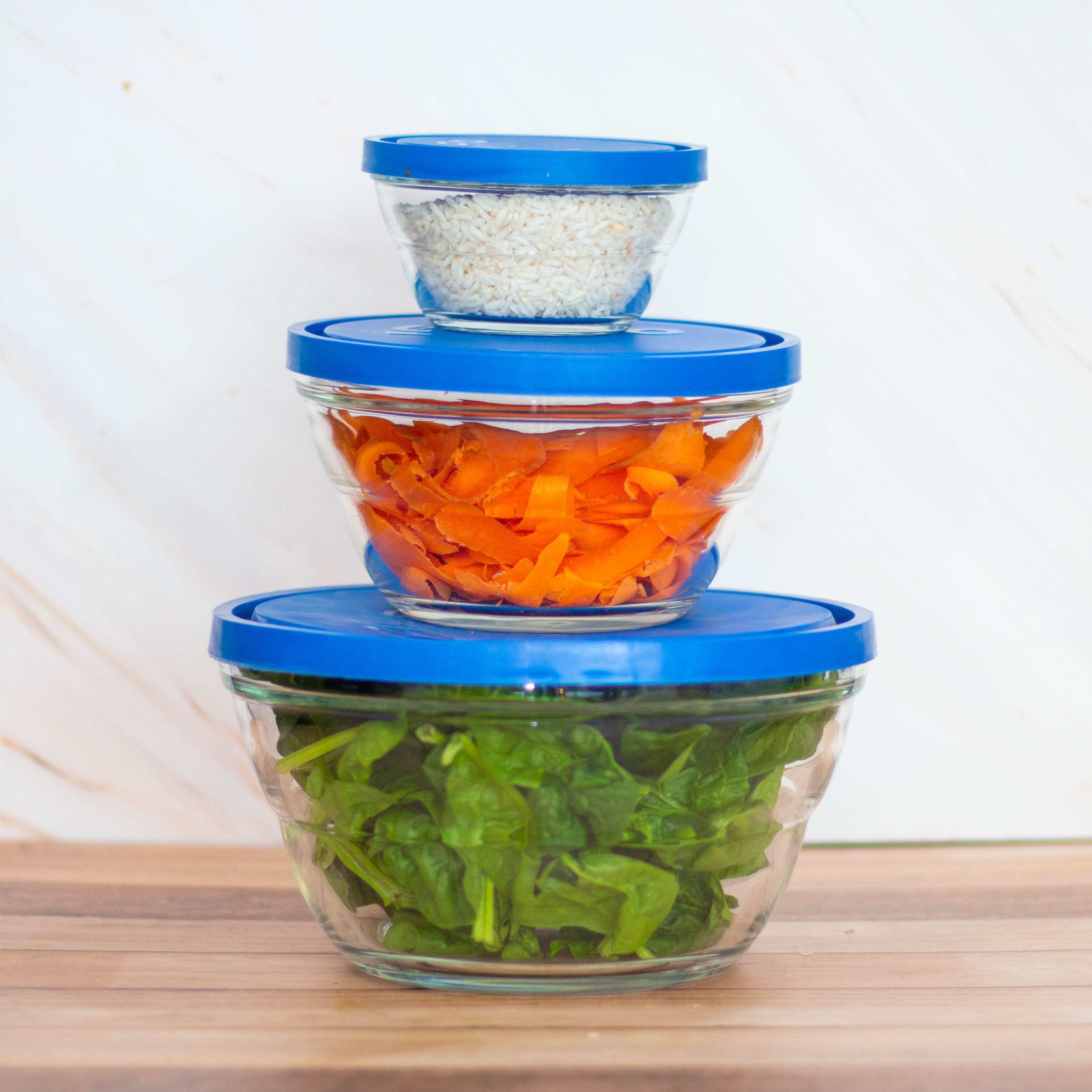 Lambada Igloo - Bowls De Vidrio Con Tapa