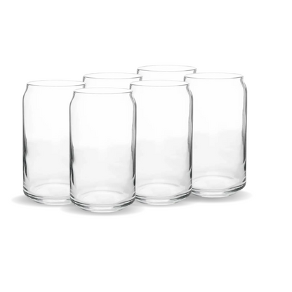 Can - Juego de Vasos de Vidrio Lata 475 ml