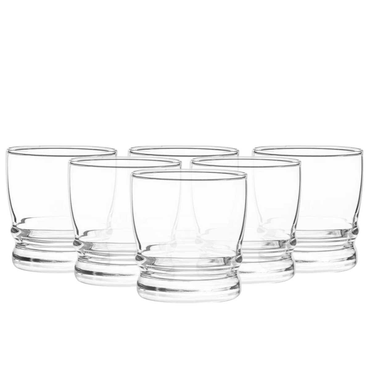 Madeiras - Juego De Vasos De Vidrio De 300 Ml.