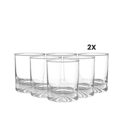 Manhatan - Juego De 6 Vasos De Vidrio