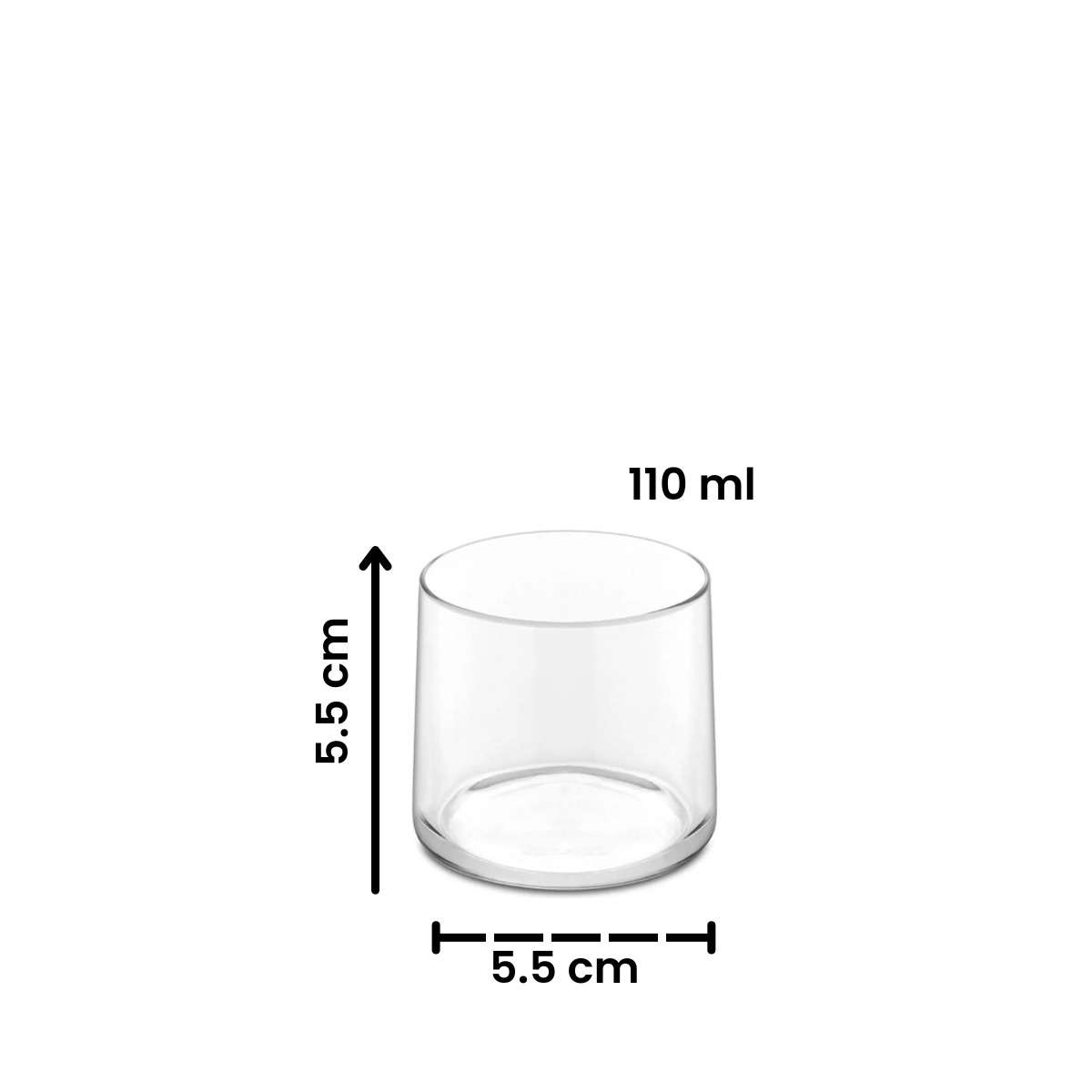 YXO - Juego De Tequileros De Vidrio 110 Ml