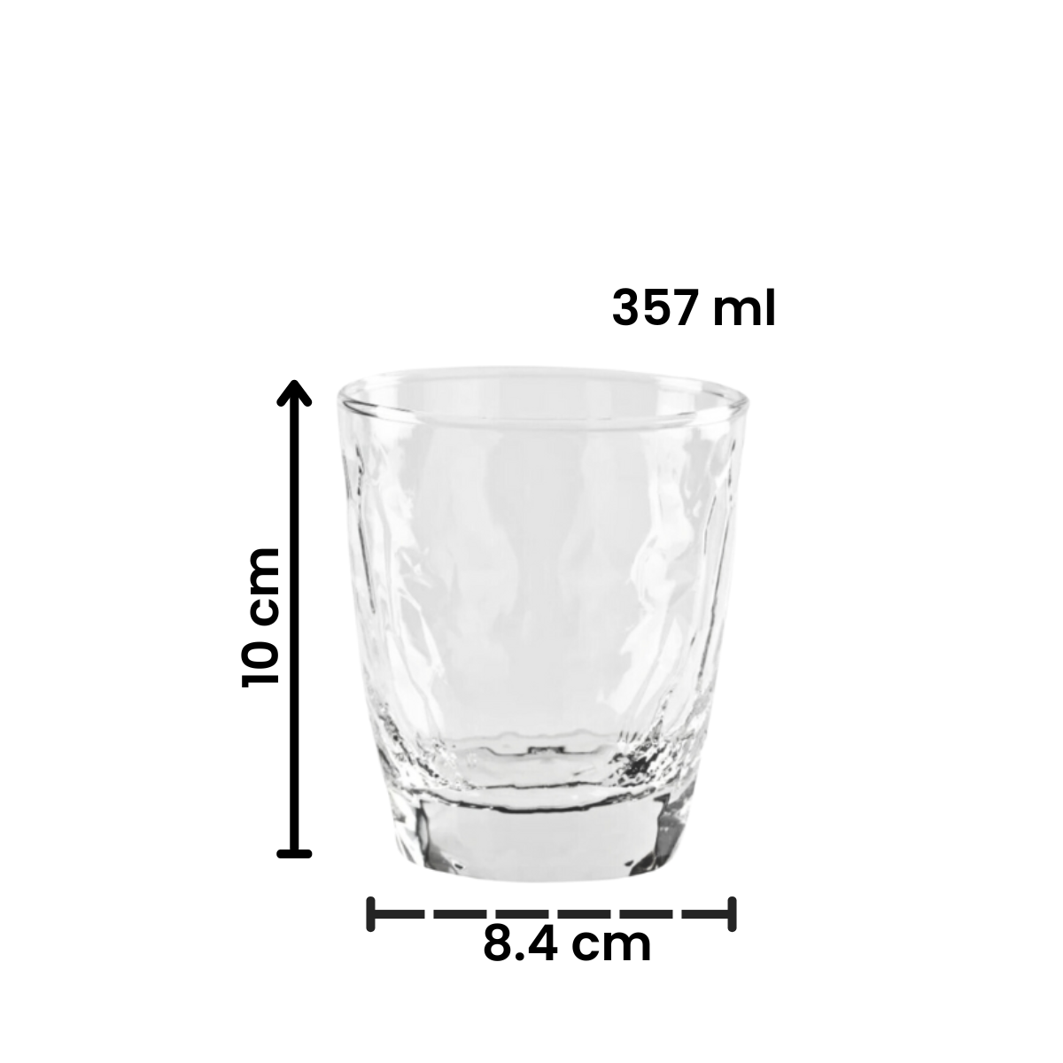 Genova - Juego De 1 Jarra Y 4 Vasos De Vidrio