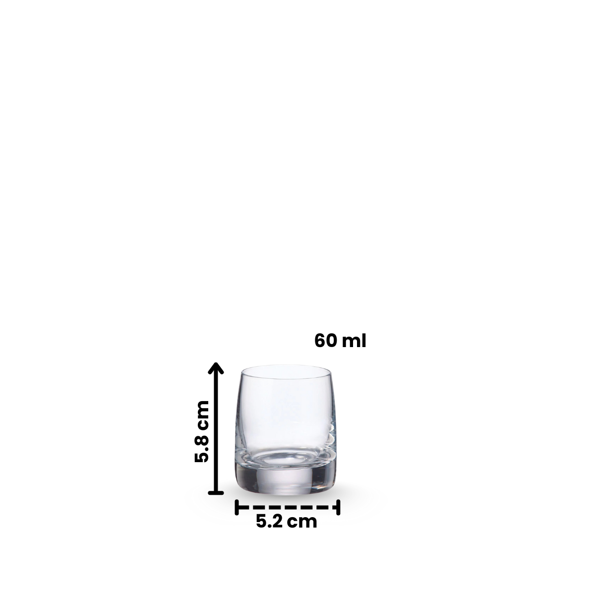 Pavo - Juego de 6 Tequileros de Vidrio 60 ml