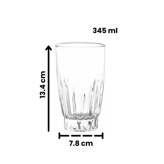 Royal - Juego De 6 Vasos De Vidrio