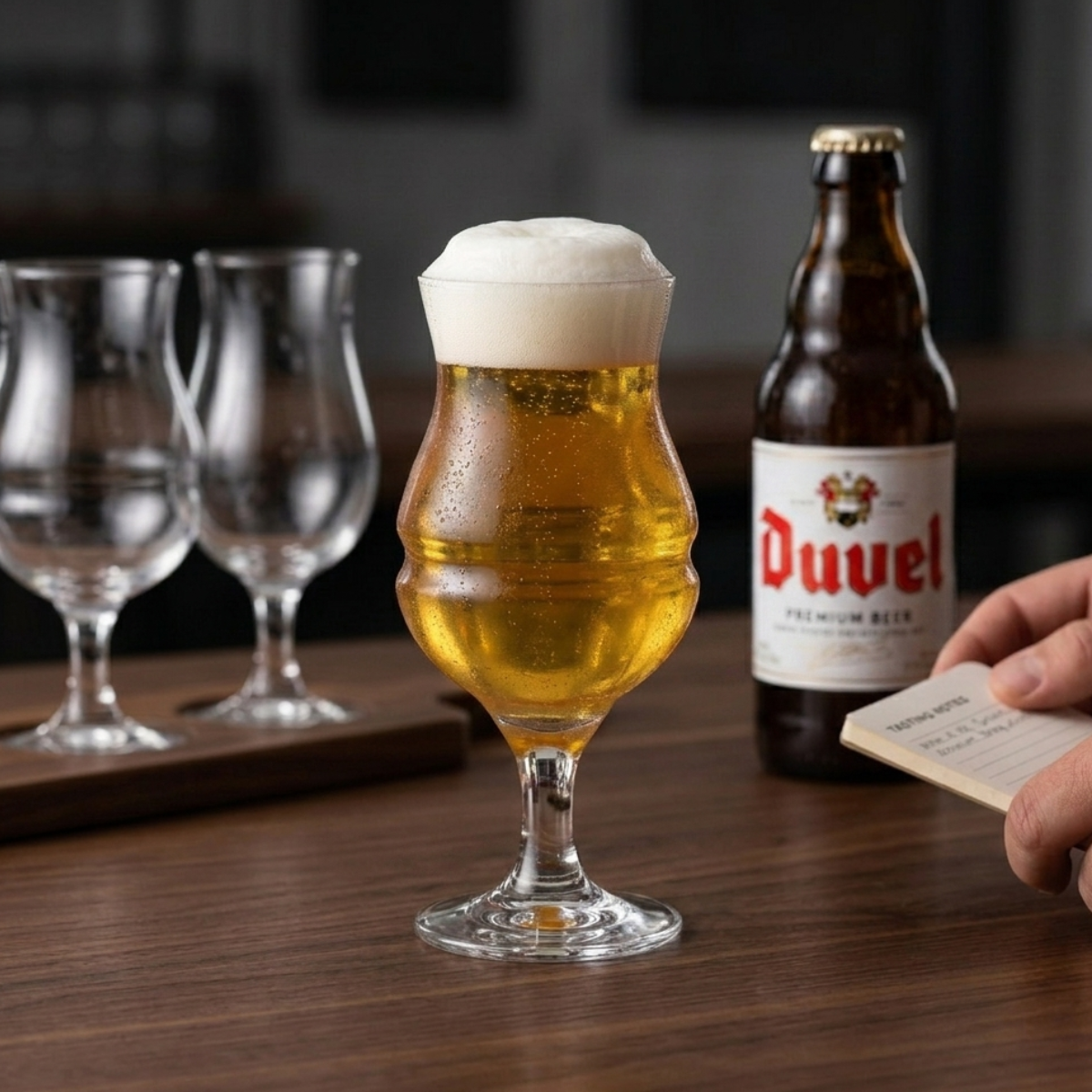 copa de vidrio para cerveza sommelier de 400 ml 