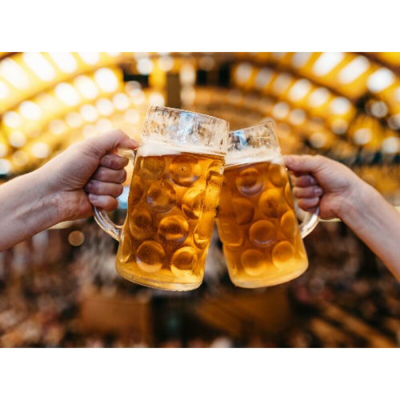 tarros de vidrio cervecero de 1 litro para uso constante con amigos y familia