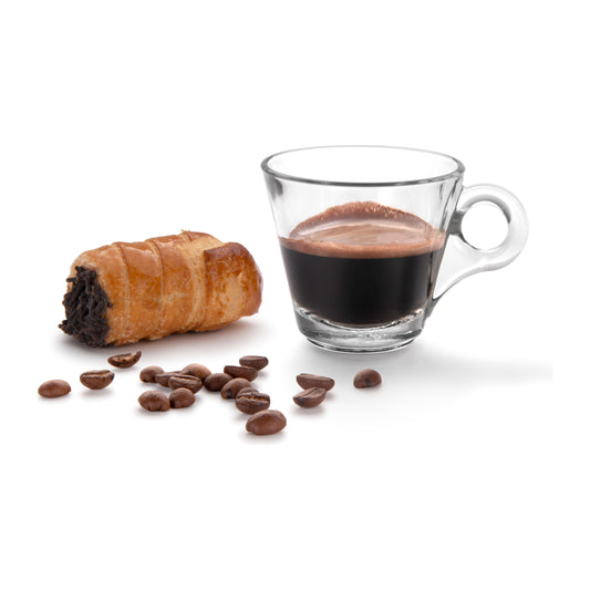 Conic - Juego de 6 Tazas Cafeteras de Vidrio 280 ml