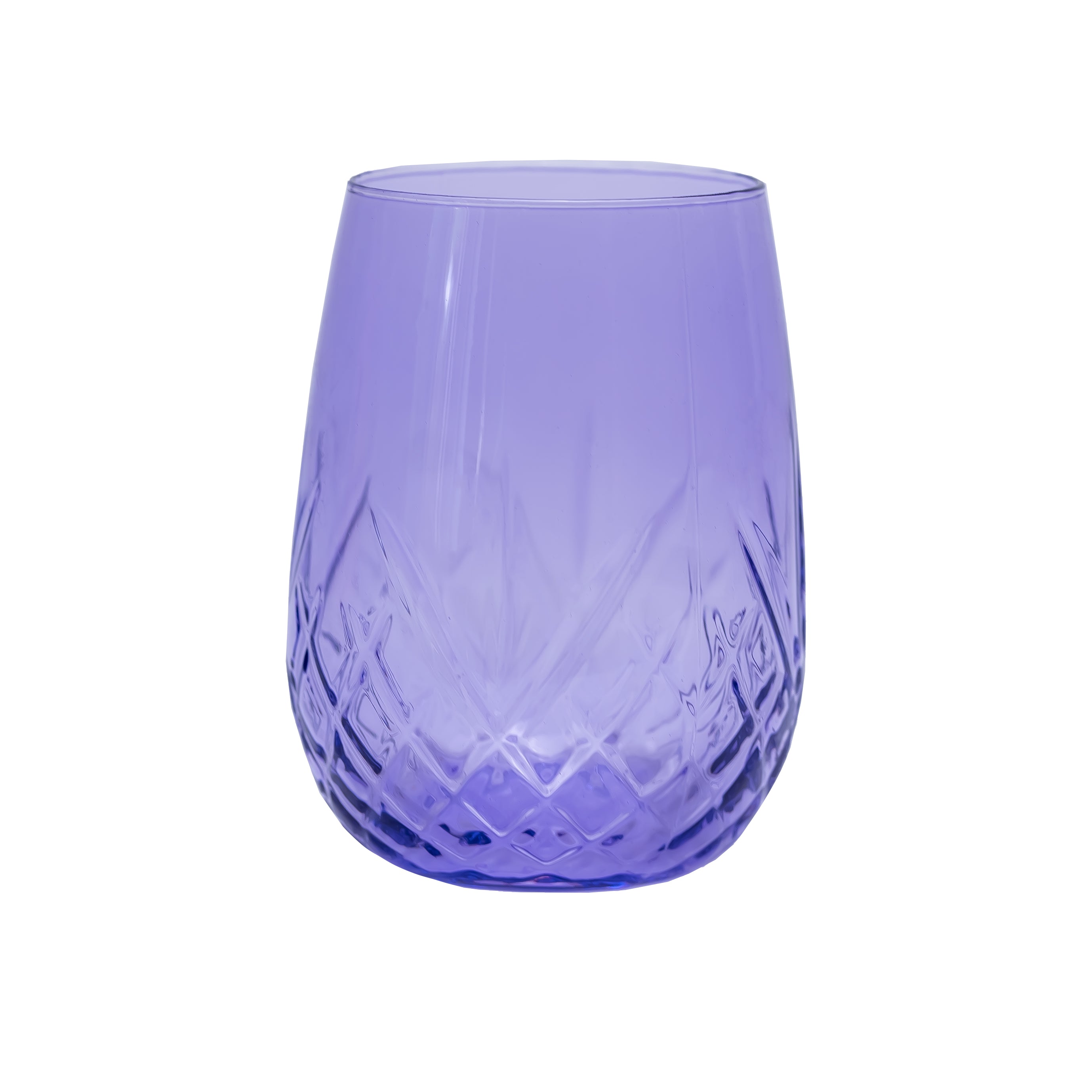 Rococo Colors - Juego De 6 Vasos De Vidrio Pintado
