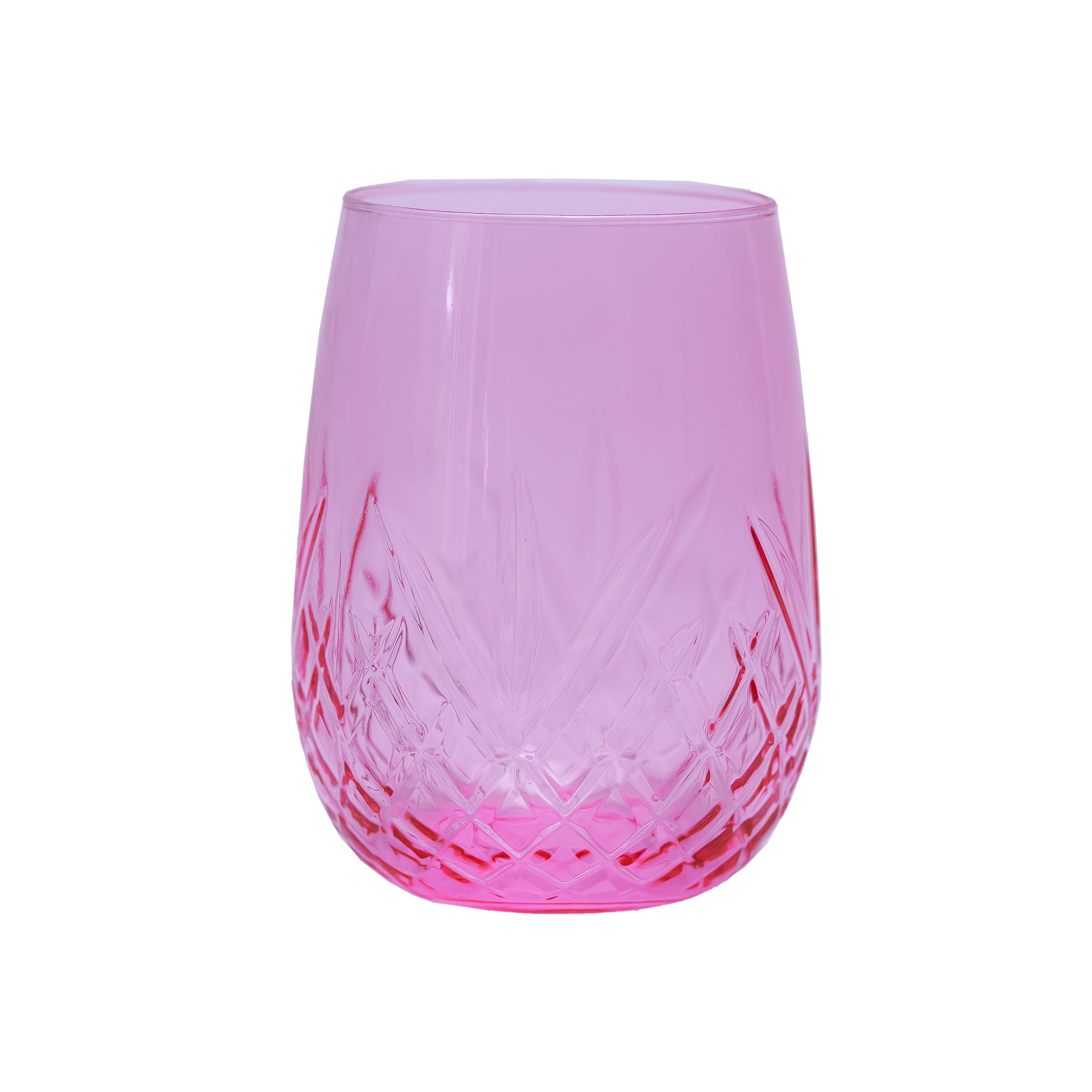Rococo Colors - Juego De 6 Vasos De Vidrio Pintado