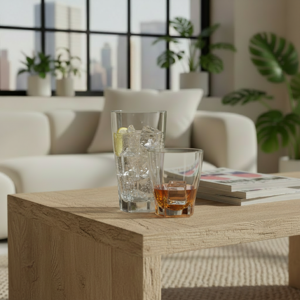 vasos camelot de vidrio juego de 6 vasos de vidrio diferentes capacidades
