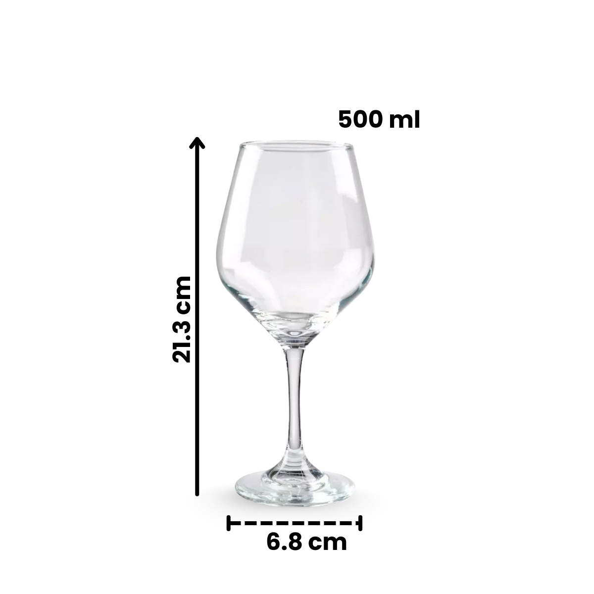 Brunello - Juego De 6 Copas 500 ml