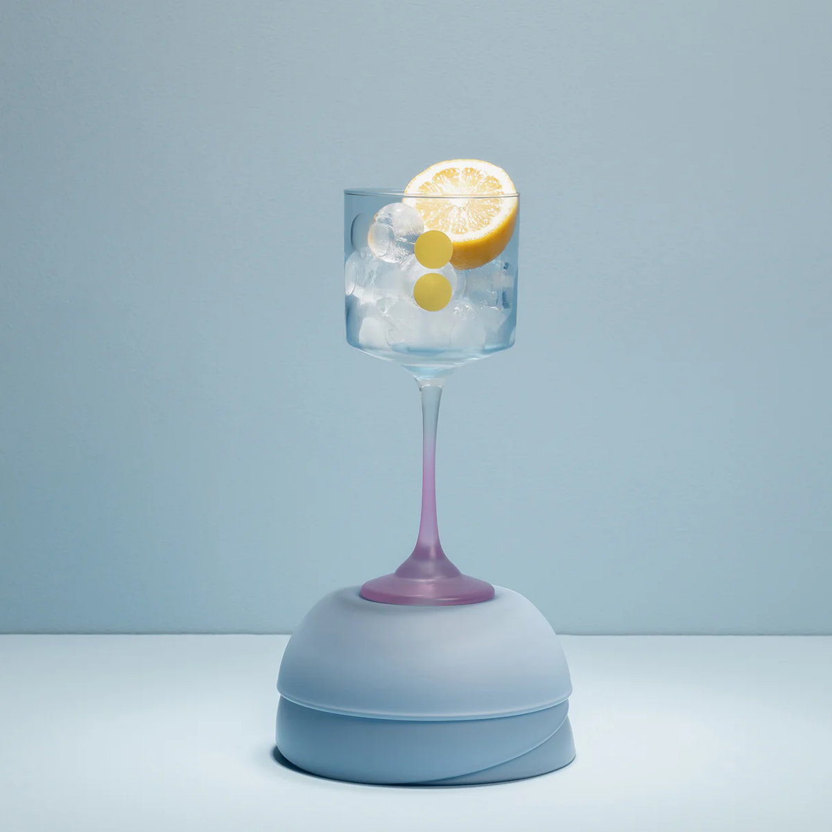 Rio Soft Color TOY - Juego de Copas de Vidrio Soft Color – Diseño Moderno y Contemporáneo