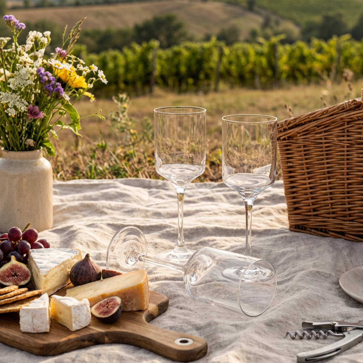 Rio - Juego de Copas de Vidrio para Vino – Diseño Clásico en Caja de Presentación