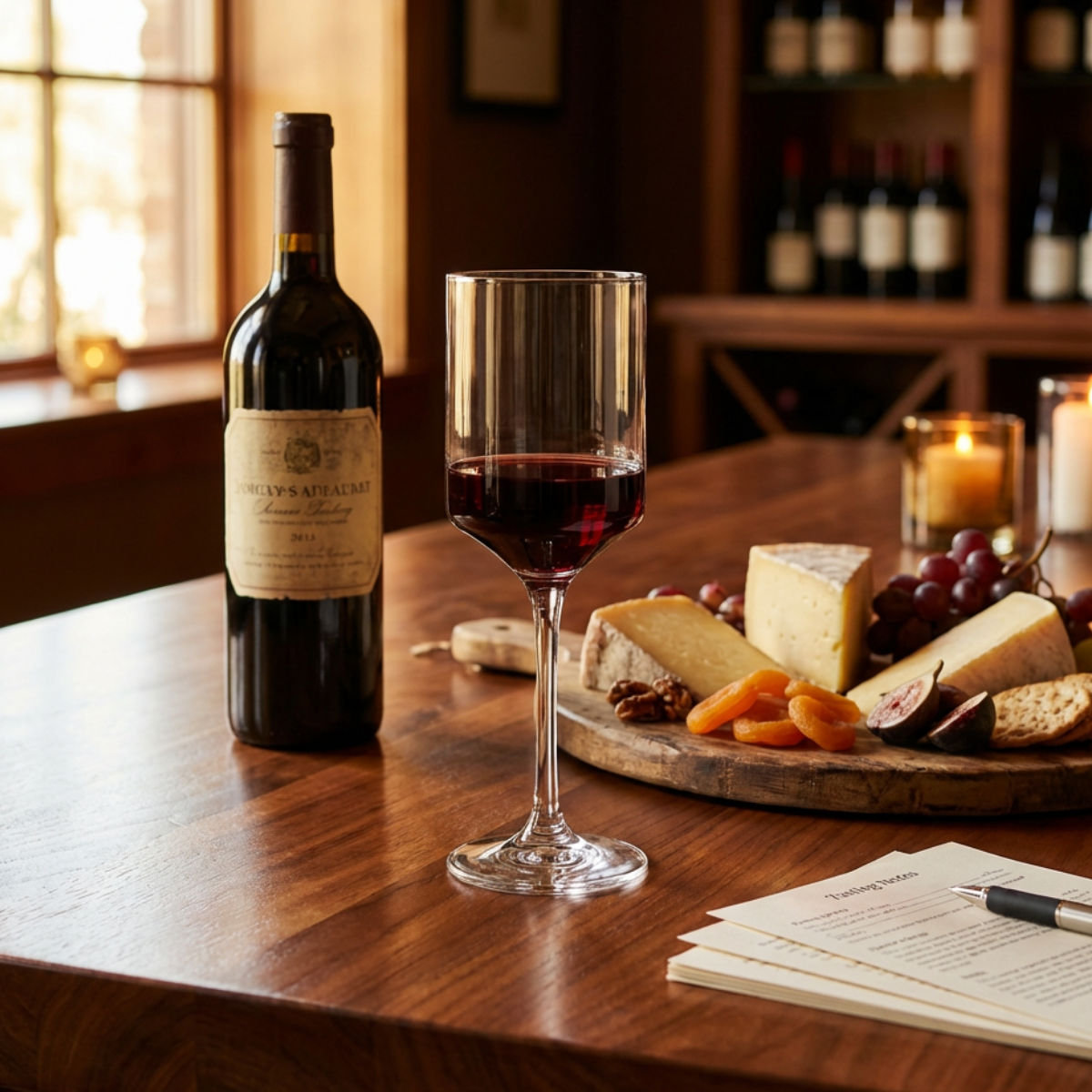 Rio - Juego de Copas de Vidrio para Vino – Diseño Clásico en Caja de Presentación