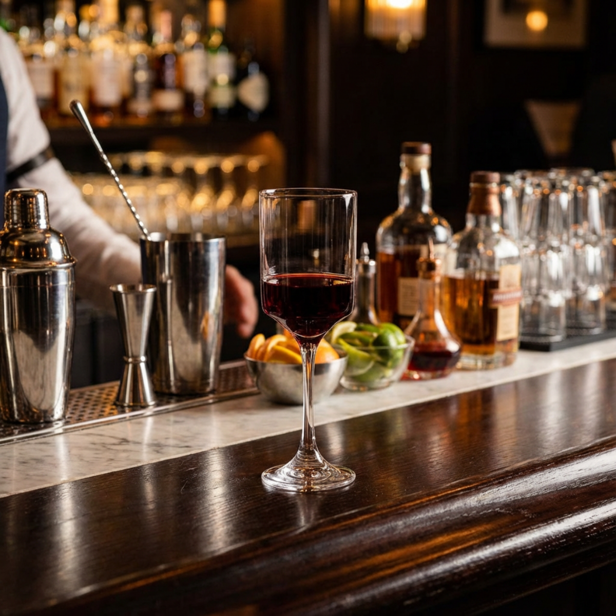 Rio - Juego de Copas de Vidrio para Vino – Diseño Clásico en Caja de Presentación