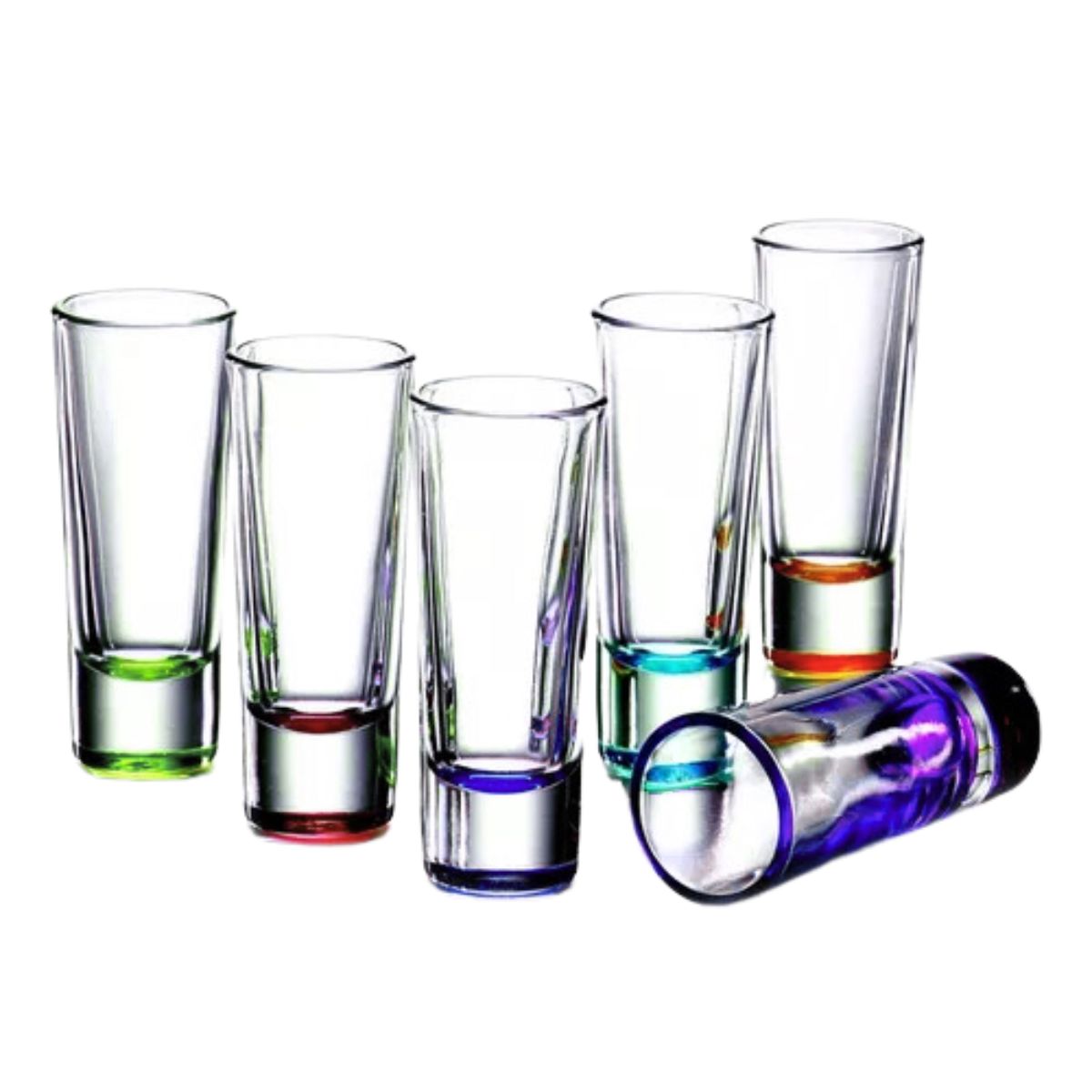 Colors - Juego De Tequileros De Vidrio 59 ml