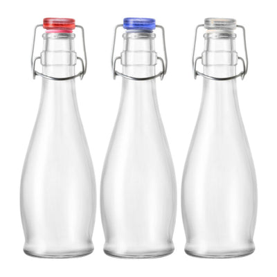 Indro - Botella 355 ml de Vidrio Hermética.
