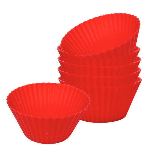 Juliette - Juego de 6 Moldes de Silicon para Hornear Cup Cake