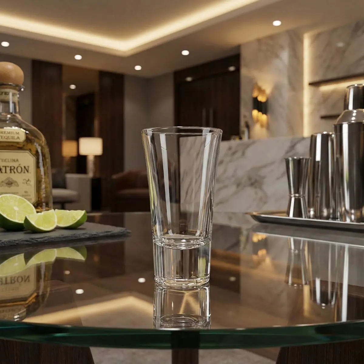 Senior - Juego De 6 Tequileros De Vidrio De 57 Ml