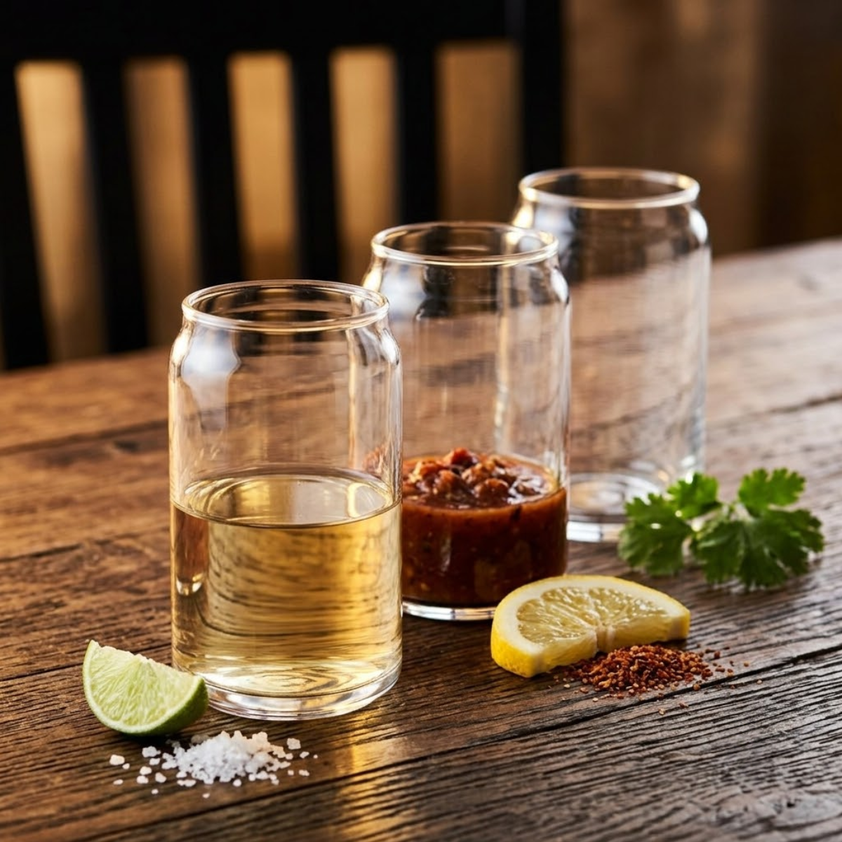 Can - Juego de Tequileros de Vidrio Mini Lata 148 ml