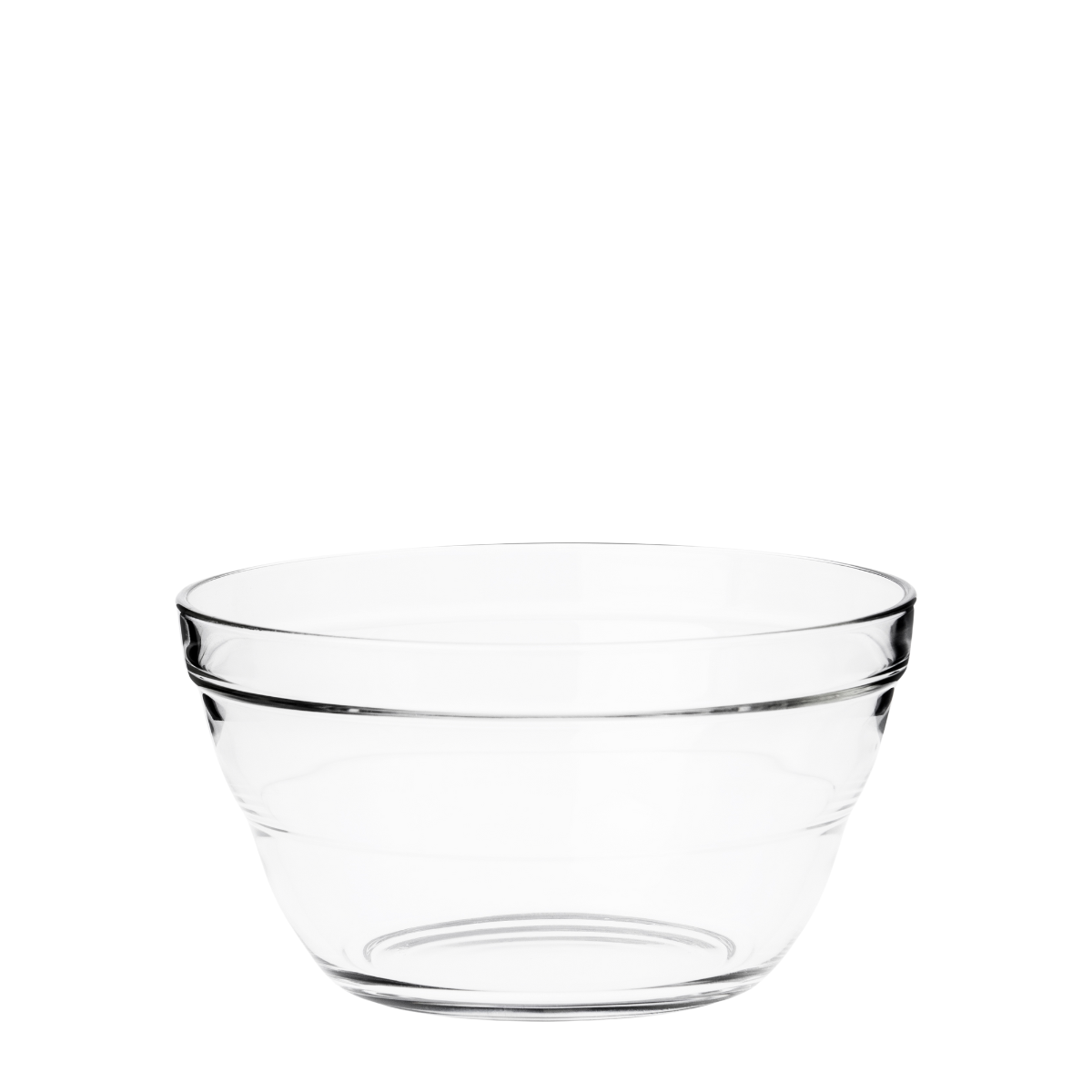tazon de vidrio lambada de 11.5cm en fondo blanco