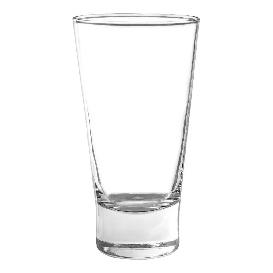 Vaso alto London de vidrio ideal para refrescos y cócteles largos
