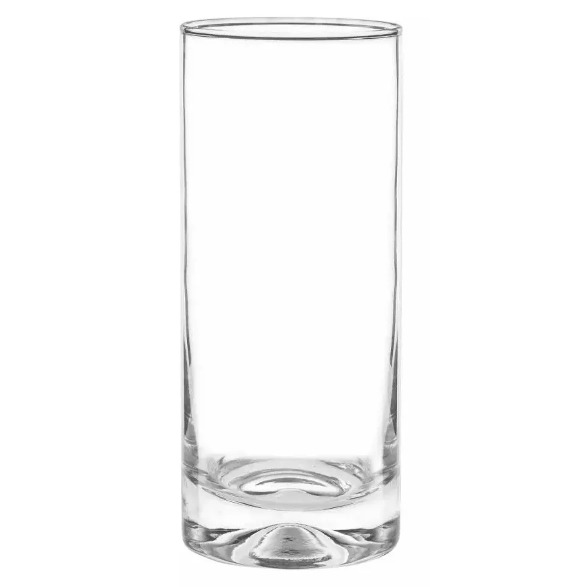 Vaso alto Manhatan de vidrio individual, ideal para agua, jugos y cócteles