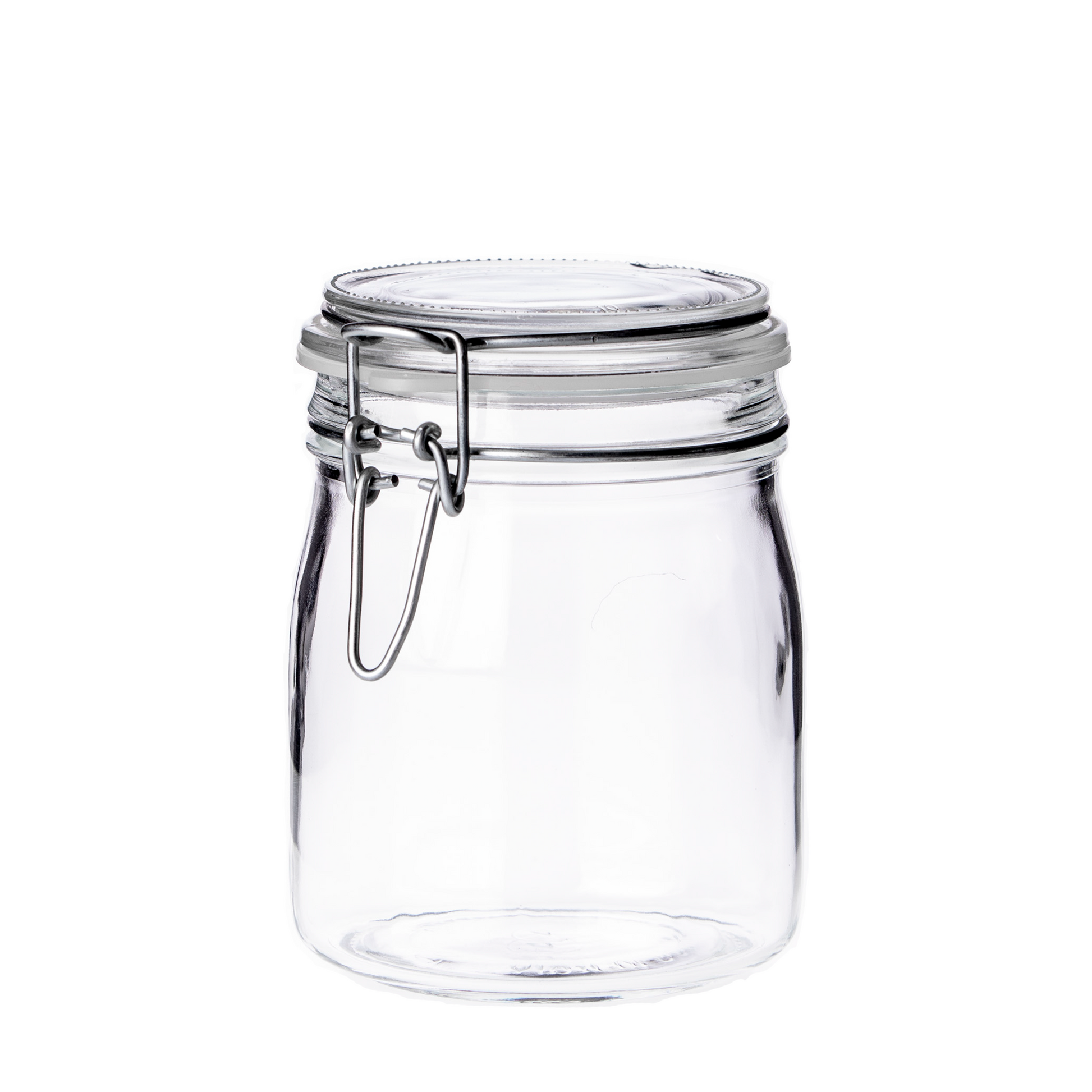 borgonovo contenedor de vidrio heremtico 750 ml para botana, dulces, galletas.