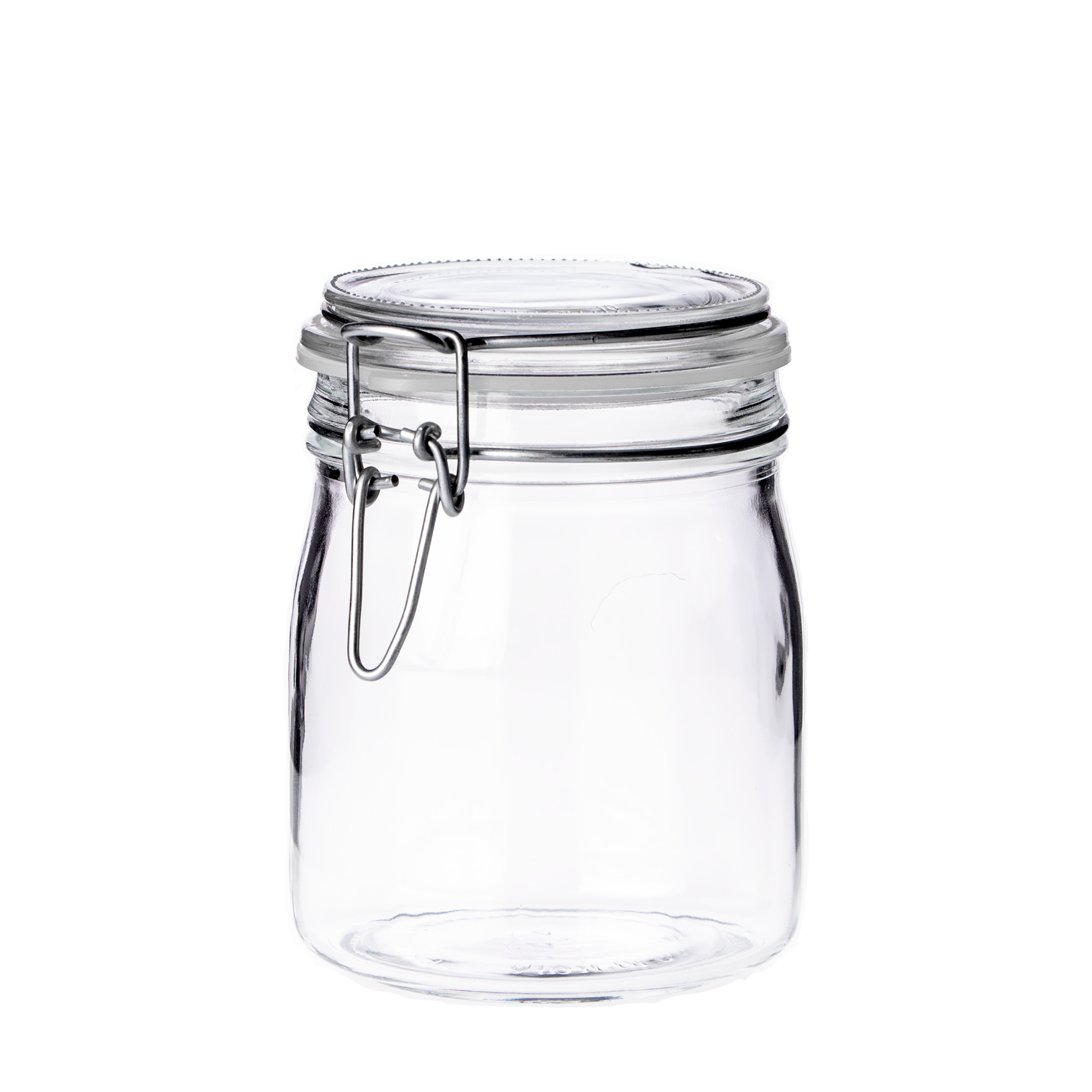 borgonovo contenedor de vidrio heremtico 750 ml para botana, dulces, galletas.