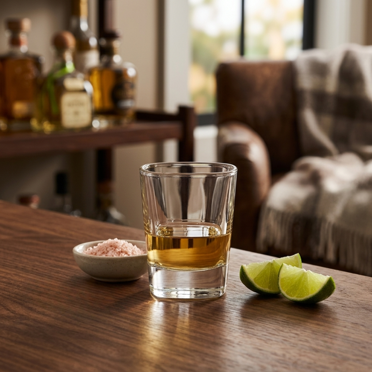 tequileros de vidrio de 60 ml para tomar con amigos o familiares en hogar o eventos.