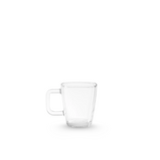Piazza - Juego De 6 Tazas De Vidrio Para Café.