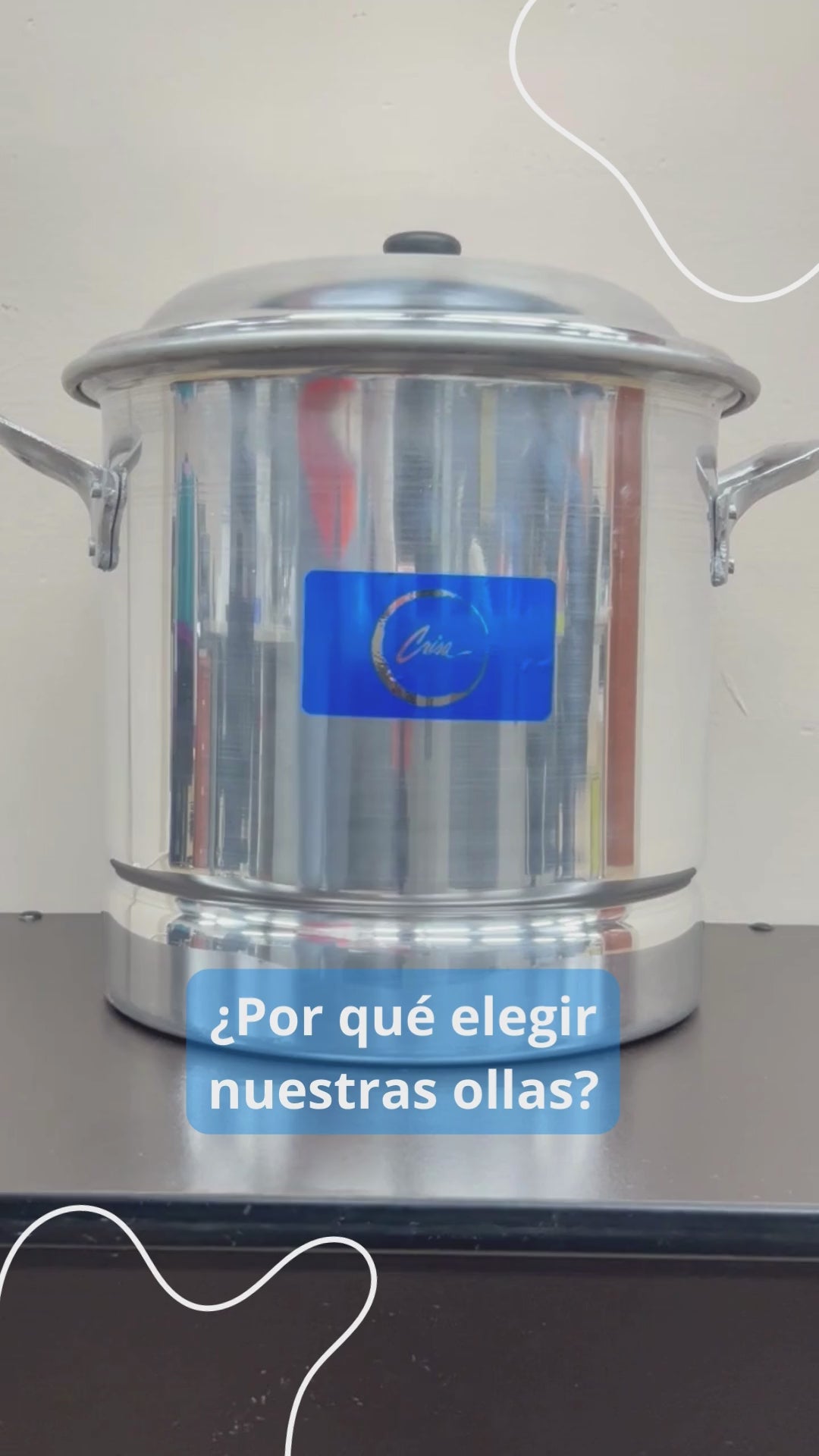 Olla de Aluminio Tamalera/Vaporera