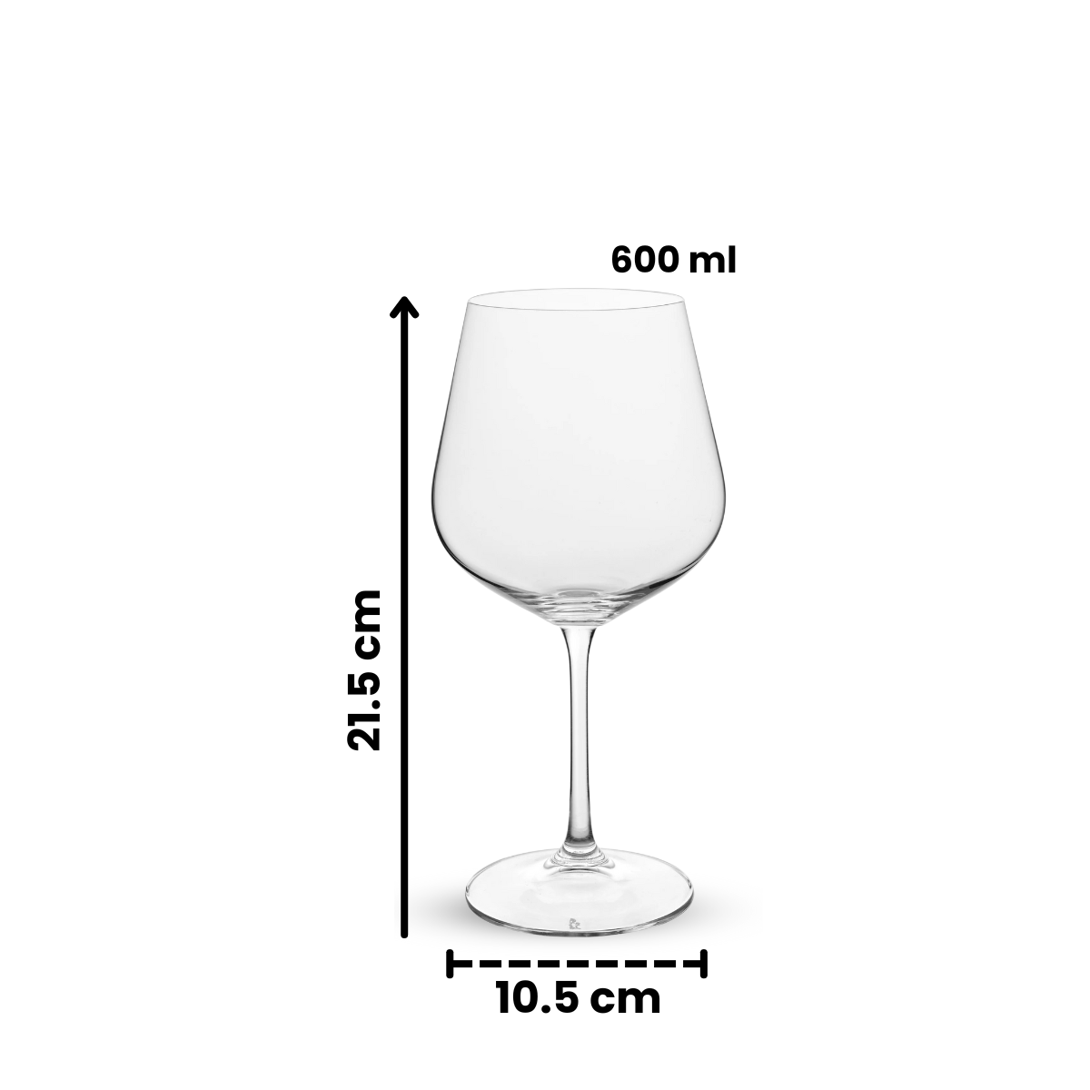 Strix - Juego De 6 Copas De Vidrio 600 ml