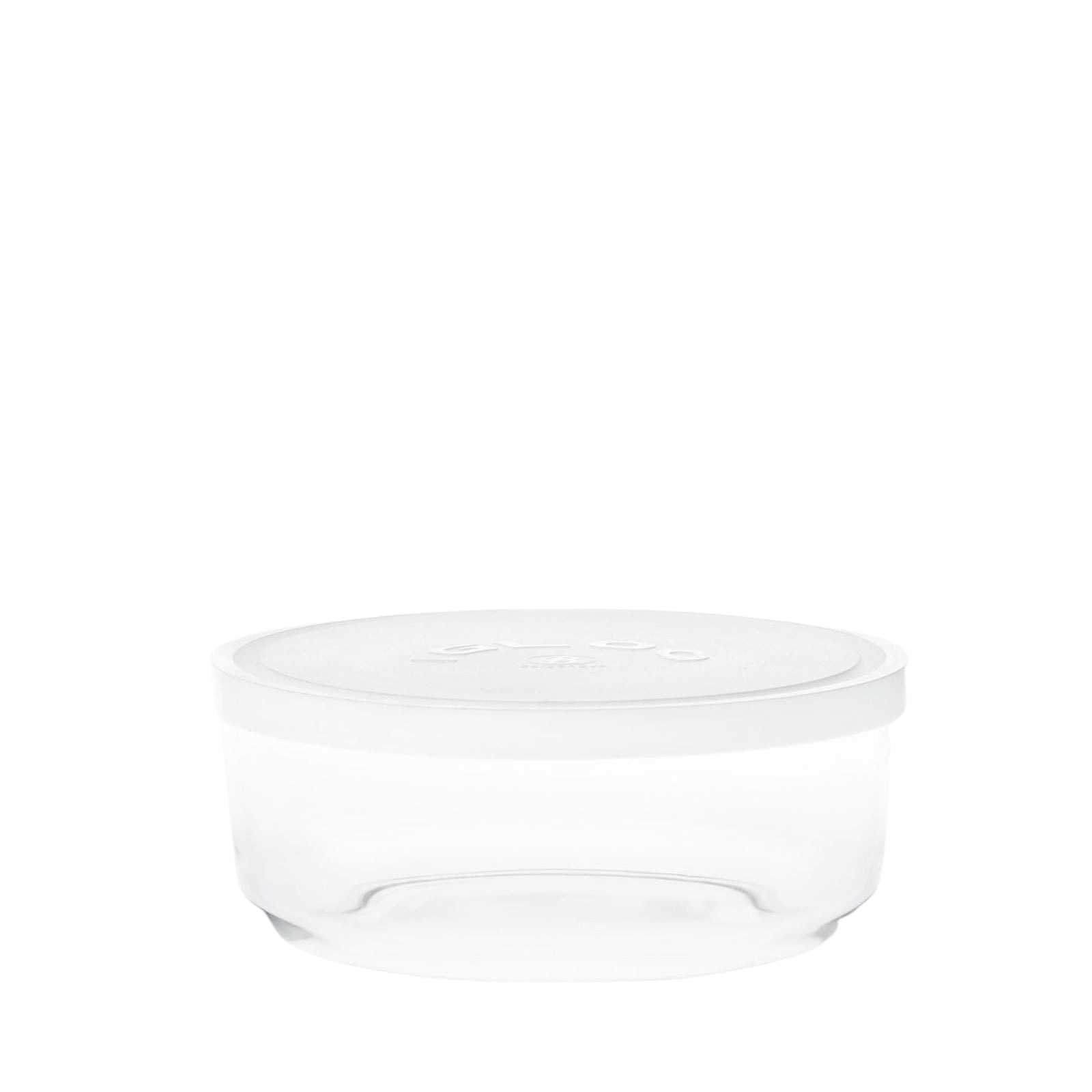 tazon grande de 1470 ml de vidrio con tapa blanca para ensaladas, sopas o pasta, apilable