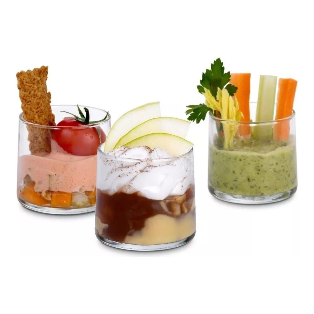 tequileros o vasos de vidrio cristal para cocteles, mezcal, tequila o postres