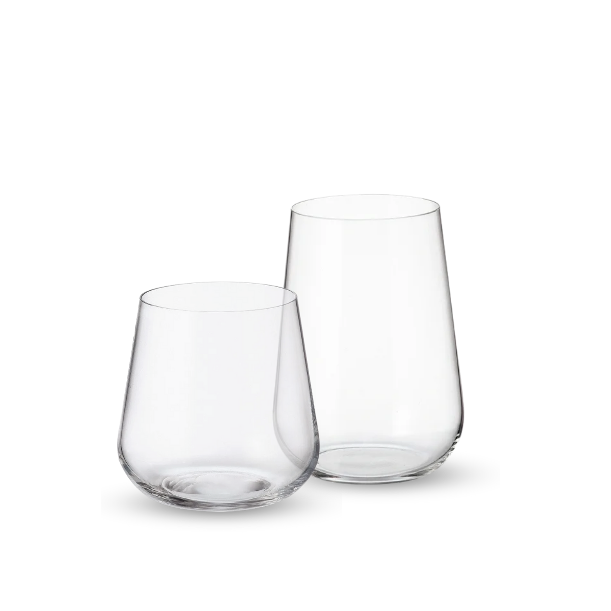 Ardea – Juego de 6 Vasos de Vidrio para Vino, Whisky y Cócteles