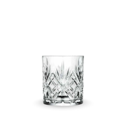 Vaso Old Fashioned Borela de vidrio cortado transparente