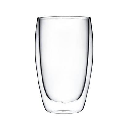 Doppio - Juego De 4 Vasos De Doble Pared De Vidrio