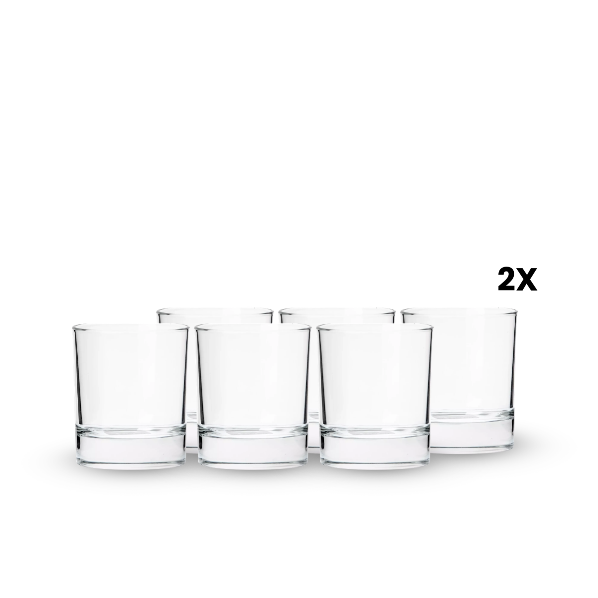 Juego de 12 vasos Stelvio 160 ml vidrio resistente