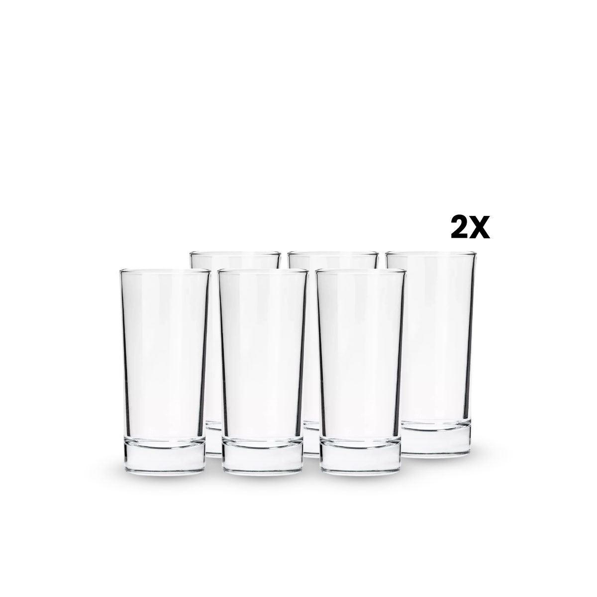 Juego de 12 vasos Stelvio 325 ml highball de vidrio