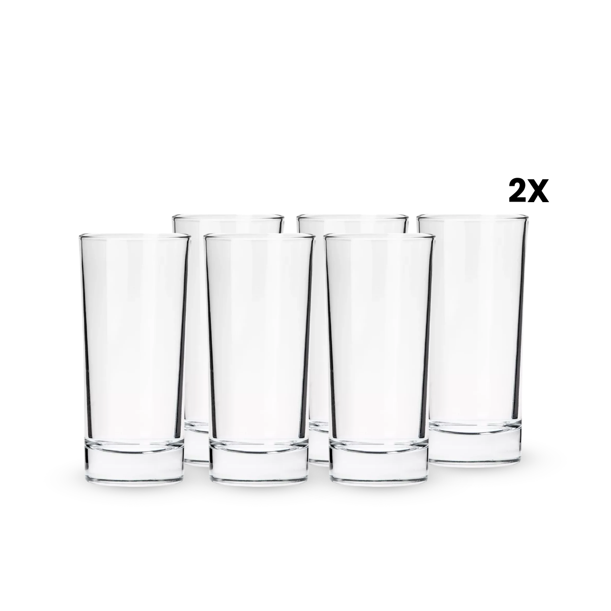 Juego de 12 vasos Stelvio 330 ml de vidrio resistente