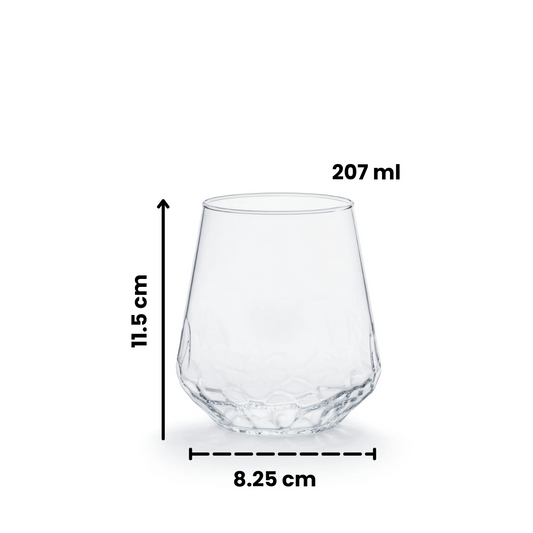 Glacier - Juego De 6 Vasos De Vidrio