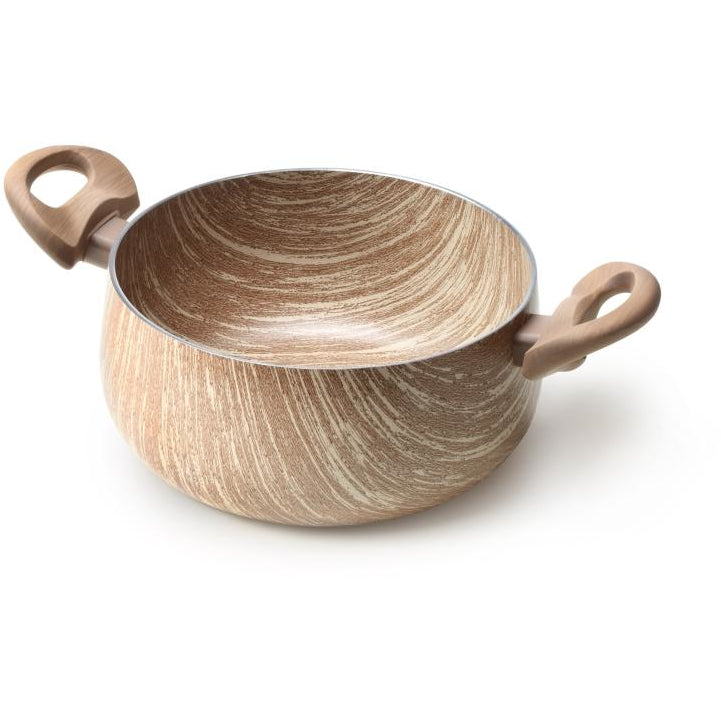 Arborea - Olla de Aluminio con Recubrimiento acabado tipo Madera.