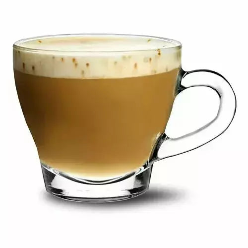 Juego 6 Tazas Café Cortado Cristal 190 Ml a precio barato