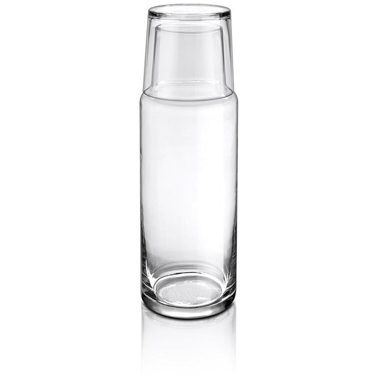 Olimpia - Botella de Vidrio con Vaso Tipo Polka