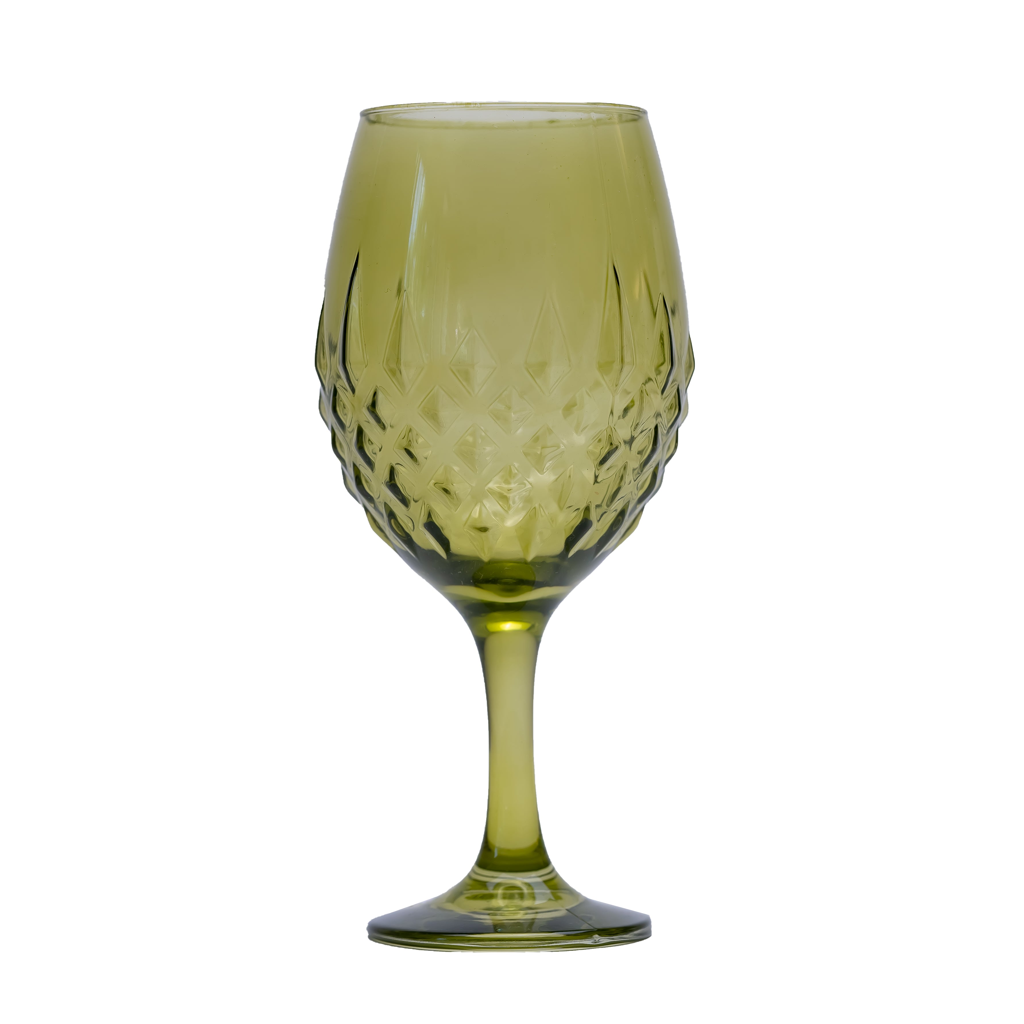Gaudi Colors - Juego De 6 Copas De Vidrio Pintado 700 ml